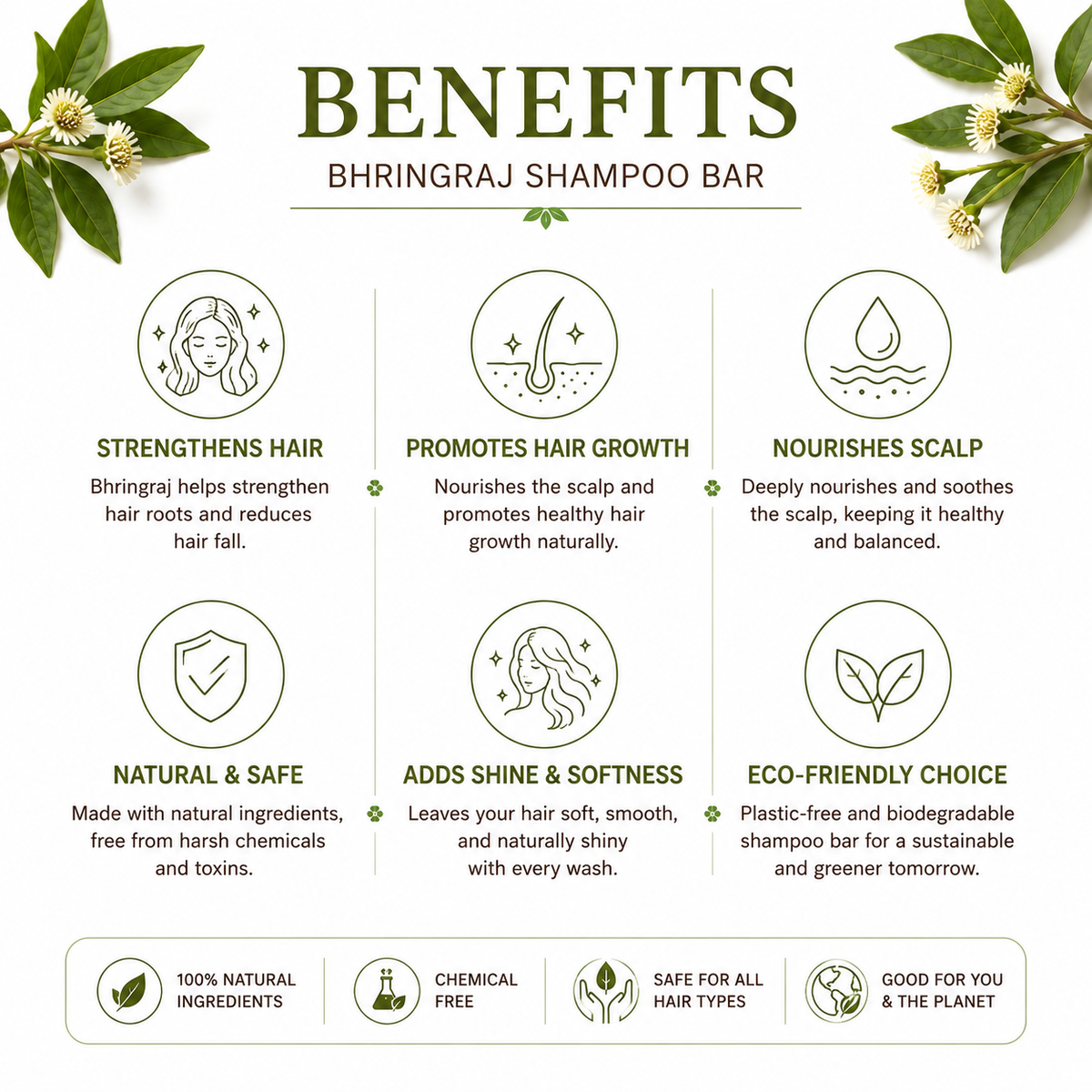 Bhringraj Shampoo Bar