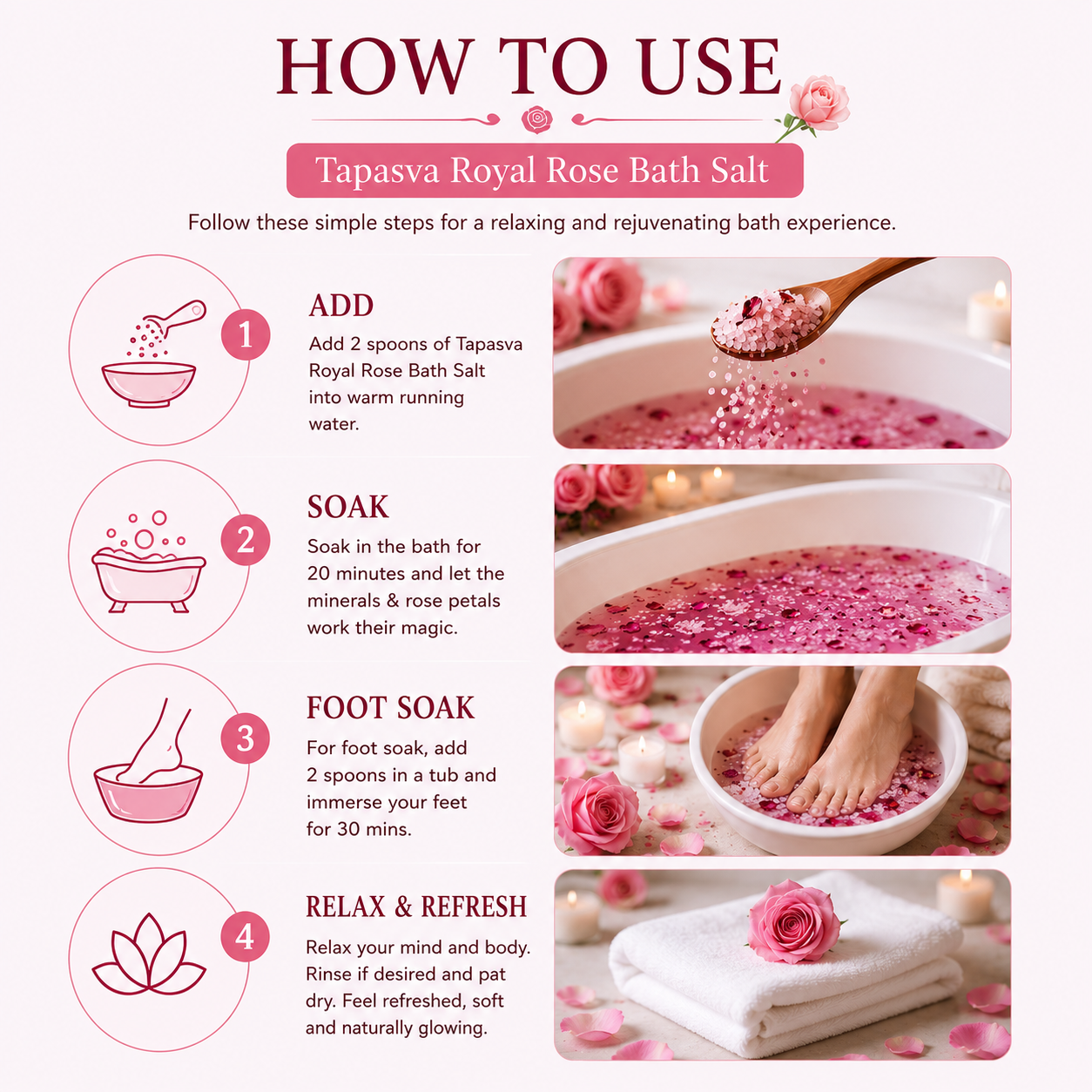Royal Rose Bath Salt
