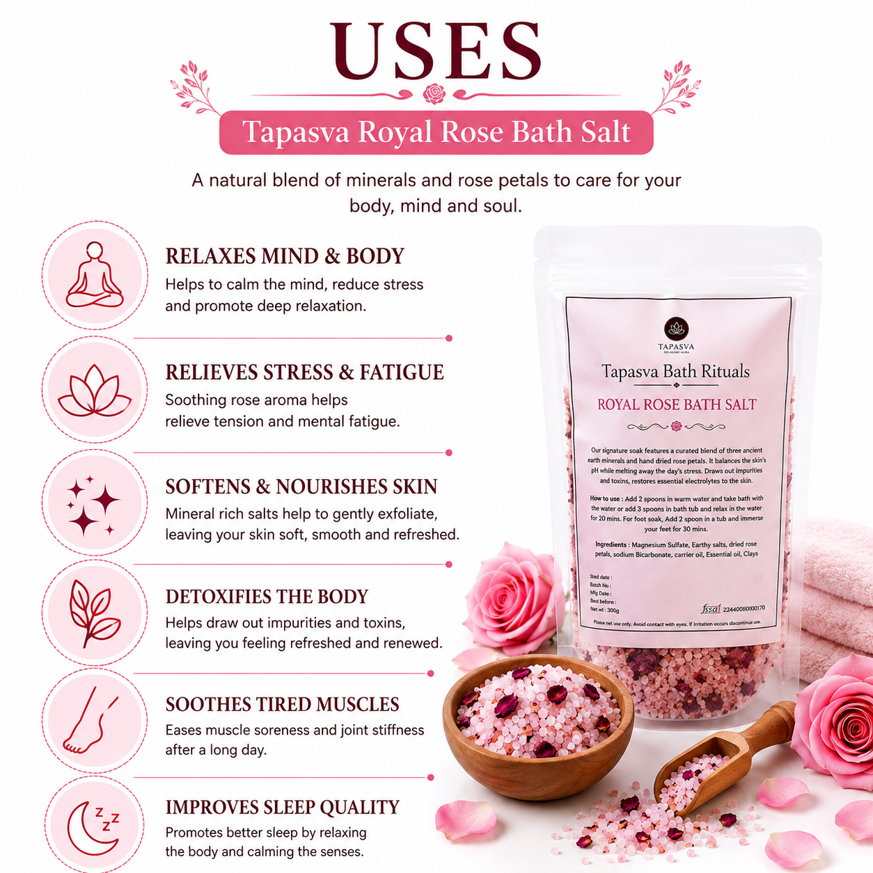 Royal Rose Bath Salt